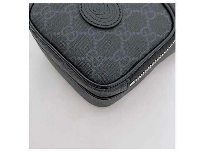 Borsa a spalla pochette nera Gucci Nero - vista 7