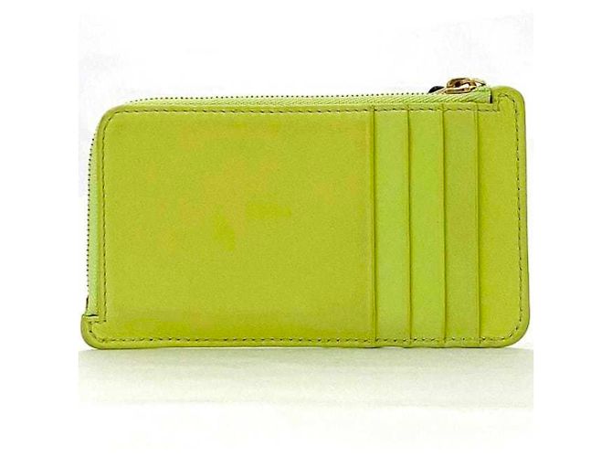 Loewe Coin Card Case Schwarz Hellgrün Leder - Ansicht 4