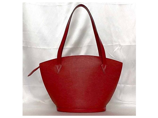 Borsa Tote Saint Jacques di Louis Vuitton Rosso - vista 4