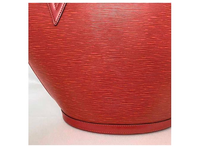 Borsa Tote Saint Jacques di Louis Vuitton Rosso - vista 7