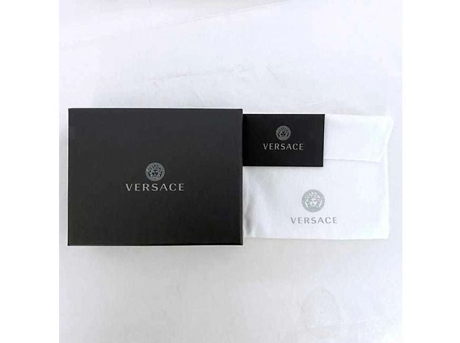 Monedero de cuero amarillo Versace - vista 9