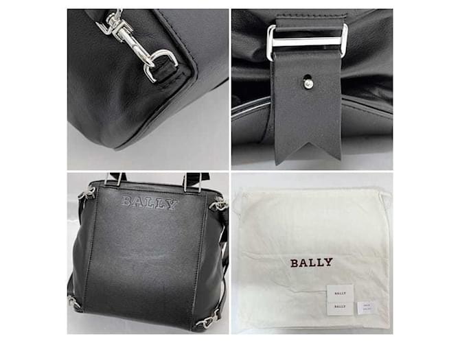 Bally Leder Rucksack Schwarz - Ansicht 11