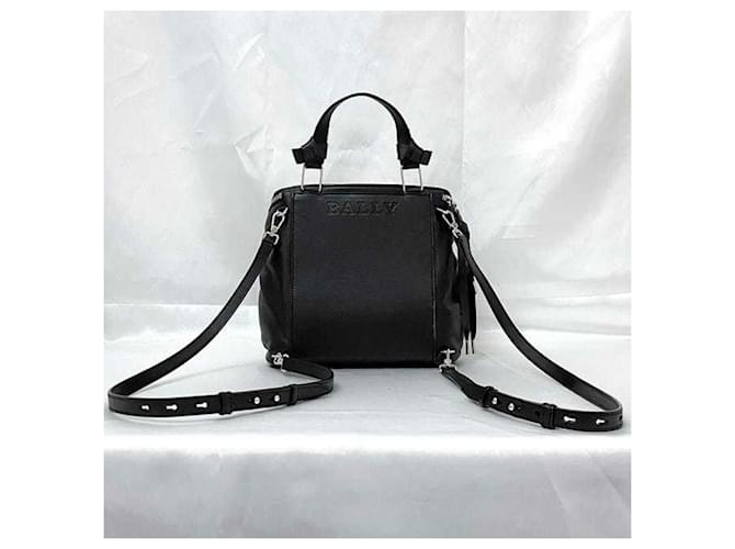 Bally Leder Rucksack Schwarz - Ansicht 4
