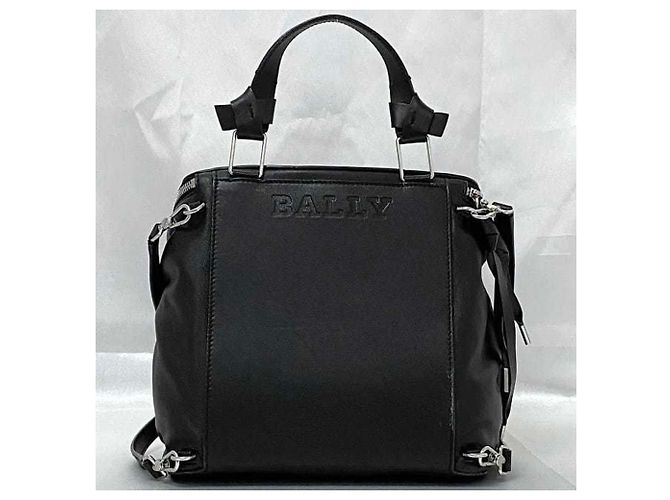 Bally Leder Rucksack Schwarz - Ansicht 5