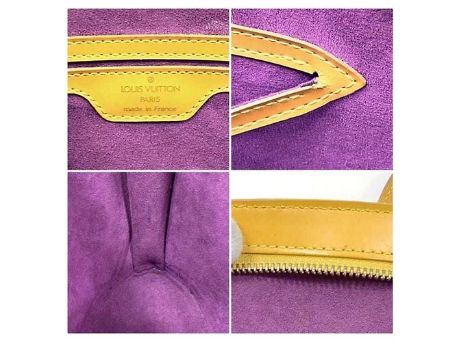 Saint Jacques Borsa tote in pelle Epi gialla Louis Vuitton Giallo - vista 11