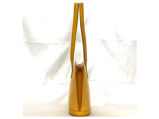 Saint Jacques Borsa tote in pelle Epi gialla Louis Vuitton Giallo - vista 3