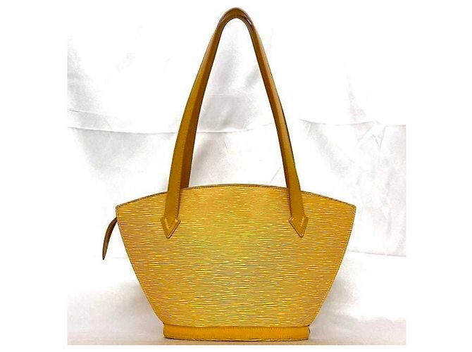 Saint Jacques Borsa tote in pelle Epi gialla Louis Vuitton Giallo - vista 4
