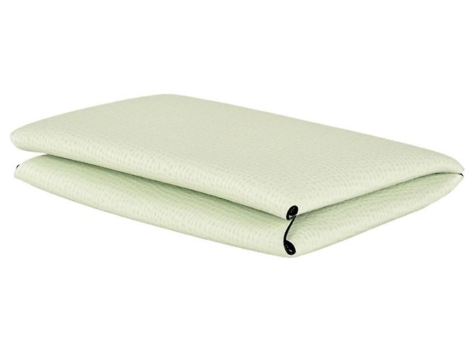 Hermès Tarjetero de visita Hermes Calvi Blanco Verde - vista 3