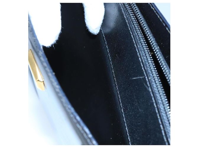 BALLY Borsa a Spalla in Pelle Nera e Oro Auth ti2301 Nero D'oro - vista 20