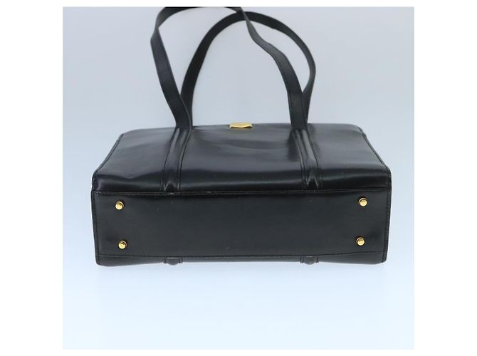 BALLY Borsa a Spalla in Pelle Nera e Oro Auth ti2301 Nero D'oro - vista 5