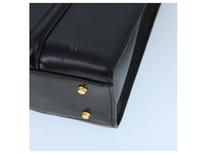 BALLY Borsa a Spalla in Pelle Nera e Oro Auth ti2301 Nero D'oro - vista 9