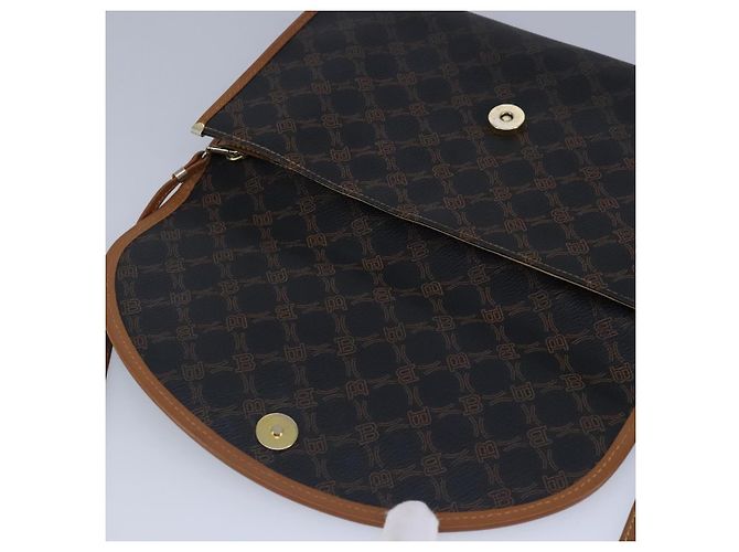 BALLY Borsa a Spalla in Pelle Nera Auth ti2294 Nero - vista 10