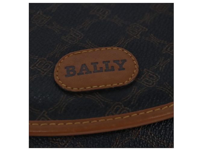 BALLY Borsa a Spalla in Pelle Nera Auth ti2294 Nero - vista 17