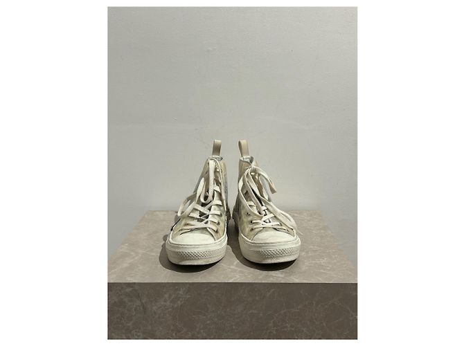 Scarpe DIOR T.EU 40 Tessuto Bianco - vista 12