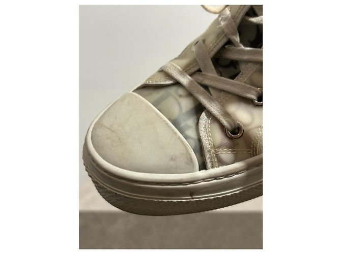 Scarpe DIOR T.EU 40 Tessuto Bianco - vista 14