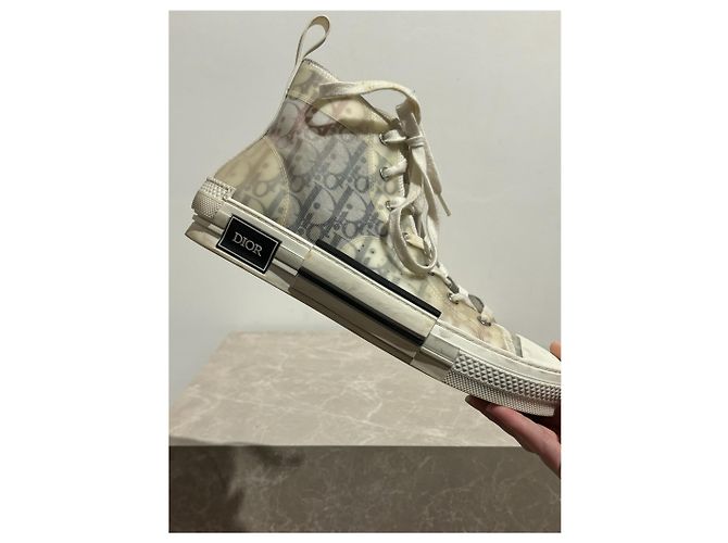 Scarpe DIOR T.EU 40 Tessuto Bianco - vista 2