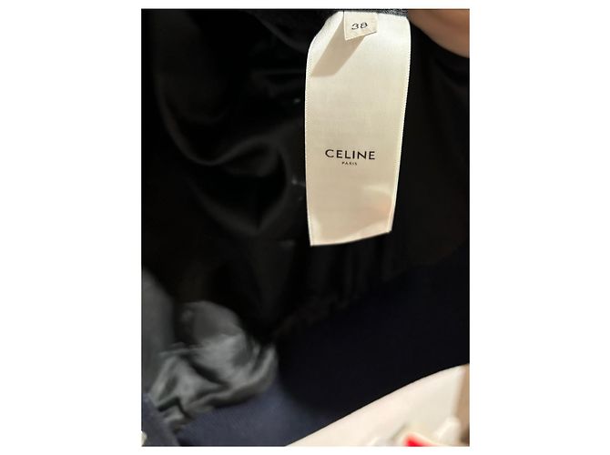 Céline CELINE Jacken T.International M Wolle Blau - Ansicht 7