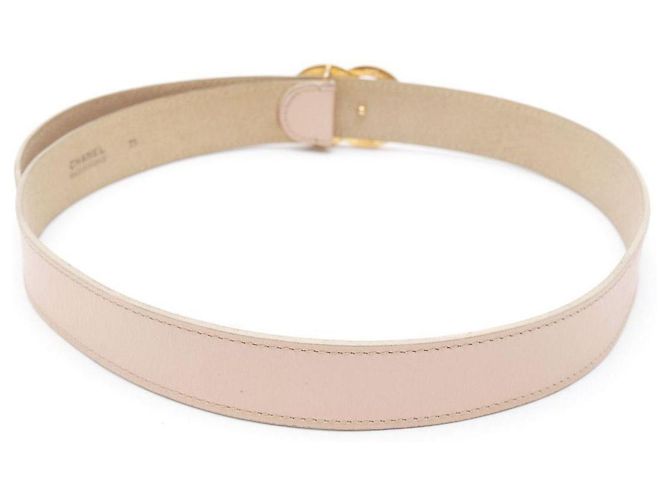 Cintura Chanel Beige Pelle Oro D'oro - vista 2