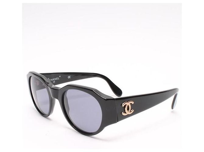 Occhiali da sole Chanel 04151 Nero Blu Oro D'oro - vista 2
