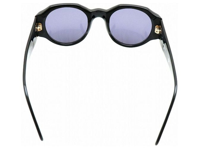 Occhiali da sole Chanel 04151 Nero Blu Oro D'oro - vista 6