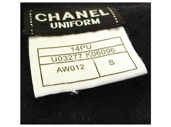 Chanel Navy Blue Wool Sweater - view 8