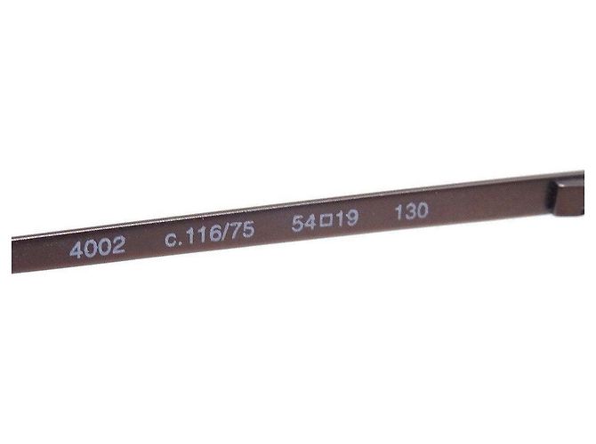 Gafas de sol Chanel Plateadas Marrón Oscuro Plástico Plata - vista 4