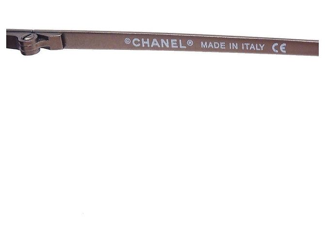 Gafas de sol Chanel Plateadas Marrón Oscuro Plástico Plata - vista 5