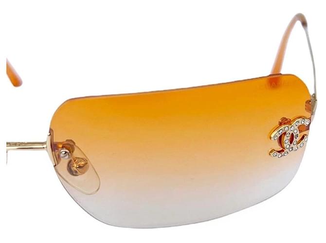 Chanel Sonnenbrille Golden Orange - Ansicht 4