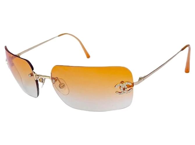 Chanel Sonnenbrille Golden Orange - Ansicht 6