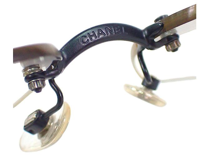 Occhiali da sole Chanel Neri Grigi Plastica Nero Grigio - vista 9