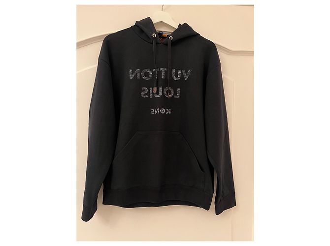 Sudadera con logo inverso Icons de Louis Vuitton Negro - vista 5