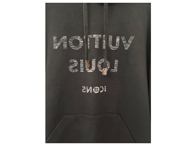 Sudadera con logo inverso Icons de Louis Vuitton Negro - vista 6