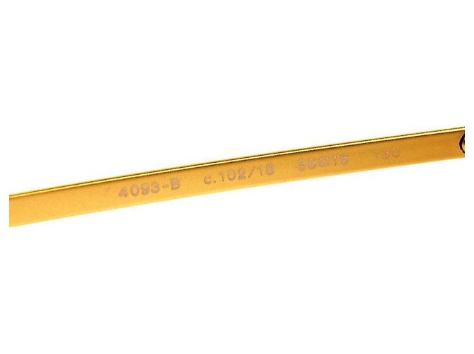 Chanel Sonnenbrille Blau Orange Gradient Kunststoff Silber - Ansicht 6