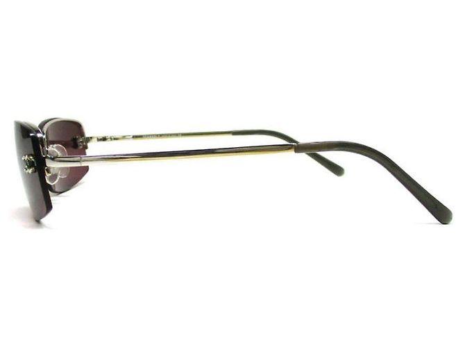 Gafas de sol Chanel Plateadas Violetas de Plástico Plata Púrpura - vista 2