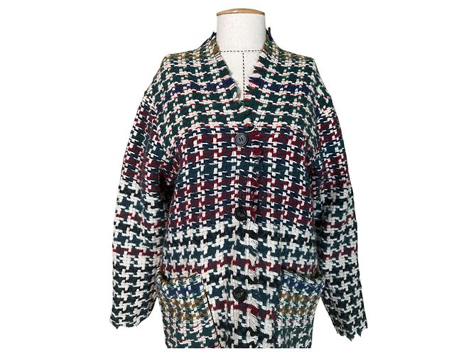 Isabel Marant Multi Coloured Woven Wool Jacket Multiple colors - view 2