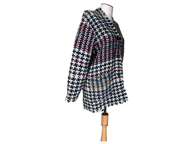 Isabel Marant Multi Coloured Woven Wool Jacket Multiple colors - view 3