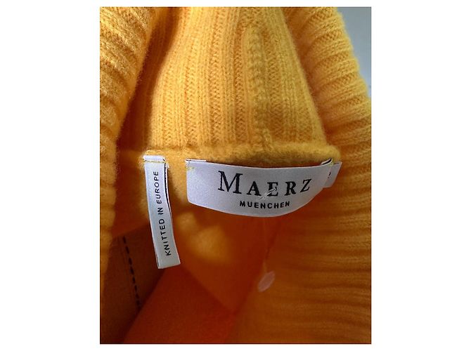 Autre Marque Maglione di lana giallo MAERZ MUENCHEN XL - vista 5
