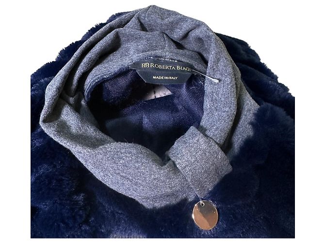 Autre Marque Roberto Biagi Pullover Blau S/M - Ansicht 5