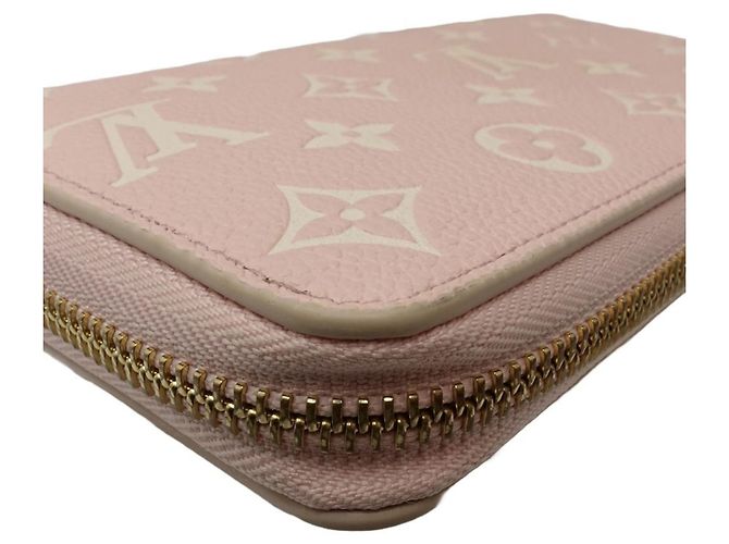 Cartera Larga Louis Vuitton M81279 Rosa Beige Amarillo - vista 4