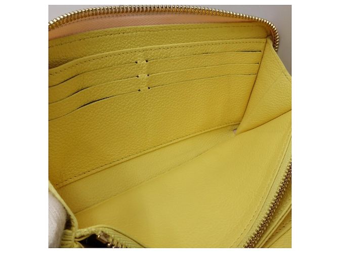 Cartera Larga Louis Vuitton M81279 Rosa Beige Amarillo - vista 7