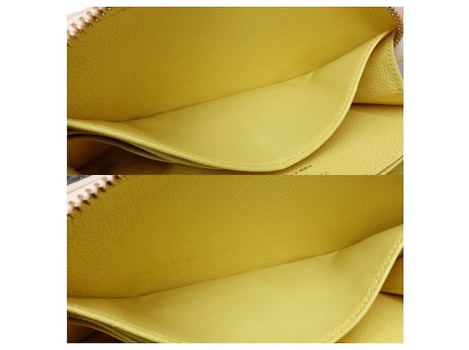 Cartera Larga Louis Vuitton M81279 Rosa Beige Amarillo - vista 9