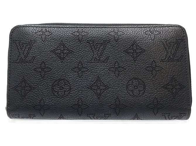 Cartera Larga Louis Vuitton M61867 Zippy Monogram Mahina Noir Negro - vista 10