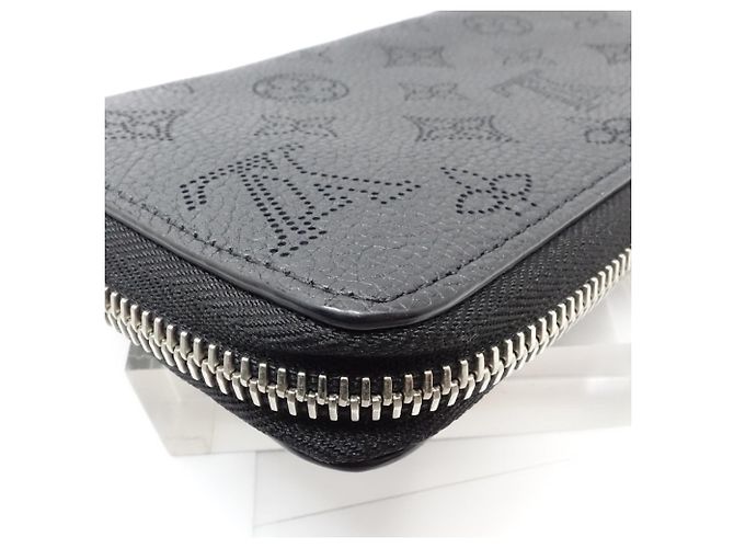 Cartera Larga Louis Vuitton M61867 Zippy Monogram Mahina Noir Negro - vista 4