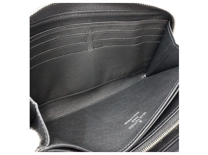 Cartera Larga Louis Vuitton M61867 Zippy Monogram Mahina Noir Negro - vista 7