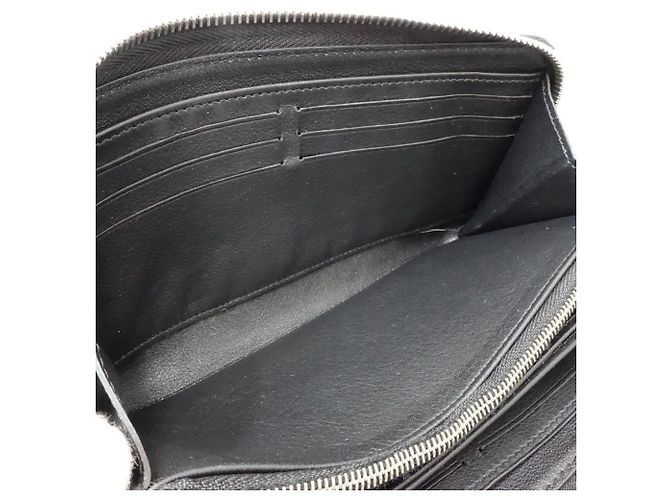 Cartera Larga Louis Vuitton M61867 Zippy Monogram Mahina Noir Negro - vista 8