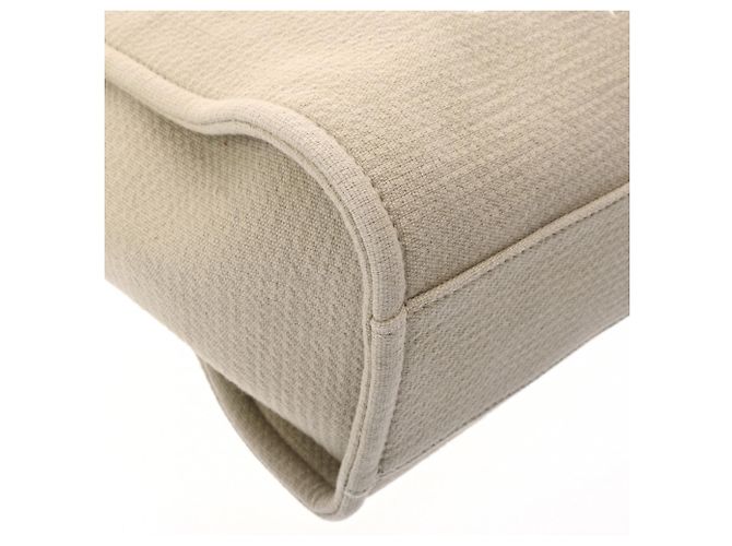 CHANEL Deauville MM Sac Tote Greige Gris - vue 7
