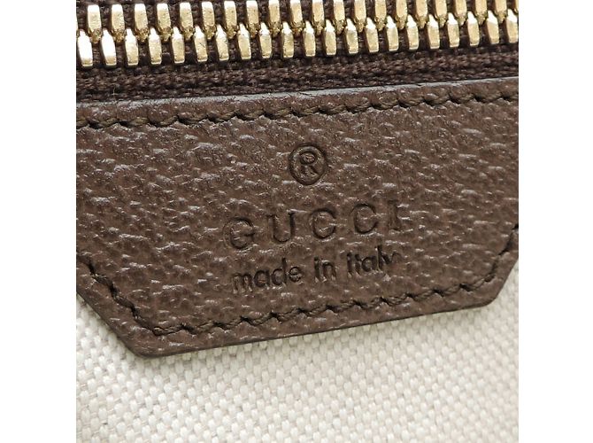 Borsa tote in pelle beige da donna Gucci - vista 7