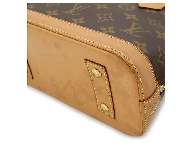 Sac à main Alma BB Monogram Louis Vuitton M46990 Marron - vue 3