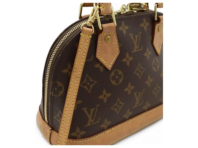 Sac à main Alma BB Monogram Louis Vuitton M46990 Marron - vue 7