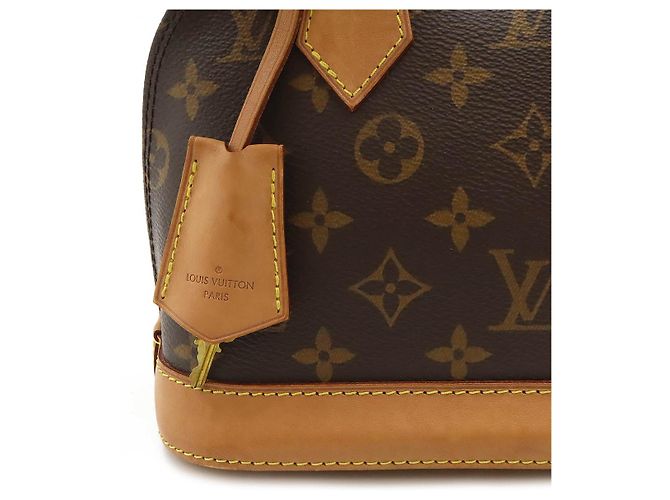 Sac à main Alma BB Monogram Louis Vuitton M46990 Marron - vue 9